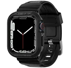 Прочный армированный чехол для часов Apple watch серии 7 6 SE 5 iwatch Bnad 44 мм 40 мм отклонение противоударный защитный чехол Аксессуары