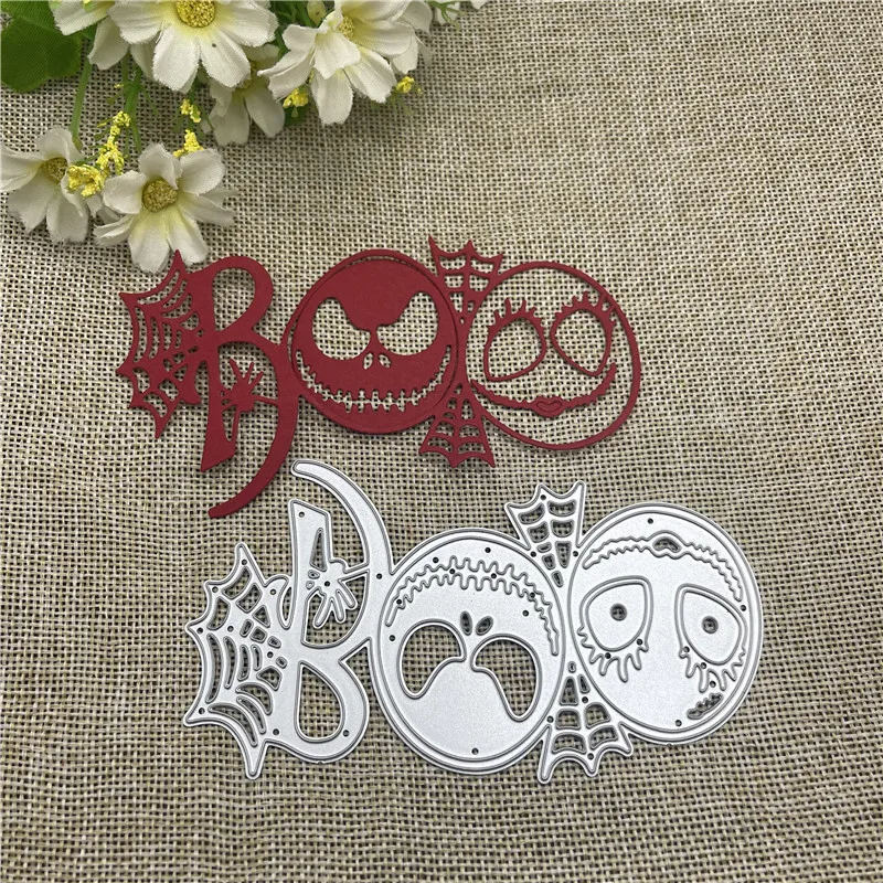 

3D Halloween frame Metal cutting dies mold Round hole label tag Scrapbook paper craft knife mould blade punch stencils dies