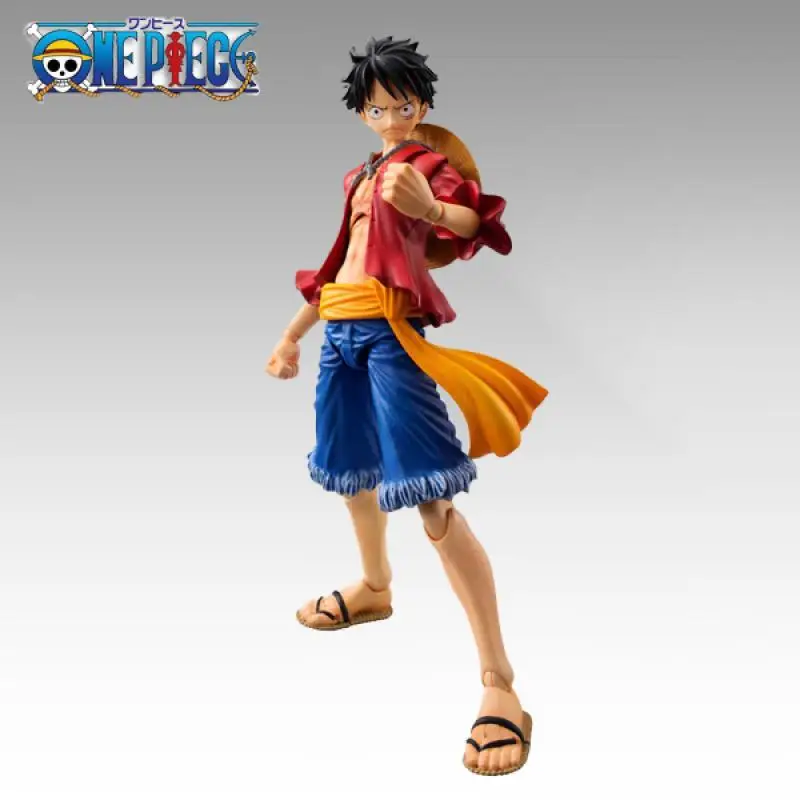 

Оригинальная аниме-фигурка Bandai, цельная соломенная шляпа Луффи, подвижная фигурка из ПВХ 17 см, экшн-фигурки из ПВХ, Коллекционная модель, игрушки