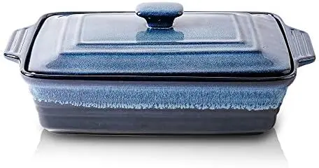 

Casserole Dish with Lid, Covered Rectangular Casserole Dish Set, Lasagna Pans with Lid for Cooking, Baking dish With Lid for Din