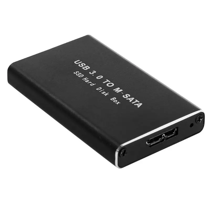 Чехол для жесткого диска SSD с USB 3 0 на mSATA чехол hd Внешний из алюминиевого сплава
