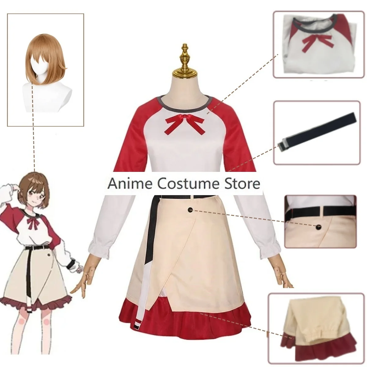 Kouzuki косплей костюм парик аниме Медуза плавать Косплей Ночной Маскировка Женская