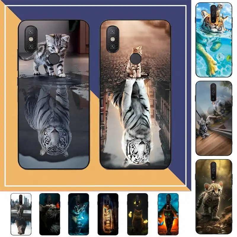 

Animal Big Cat Kitten Tiger Phone Case for Redmi Note 8 7 9 4 6 pro max T X 5A 3 10 lite pro