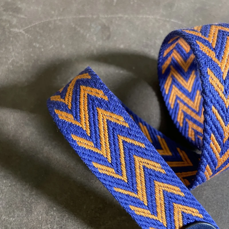 Evelyn Bag With Shoulder Strap Color Woven Canvas Shoulder Strap All-match Leather Diagonal Bag Strap Accessories