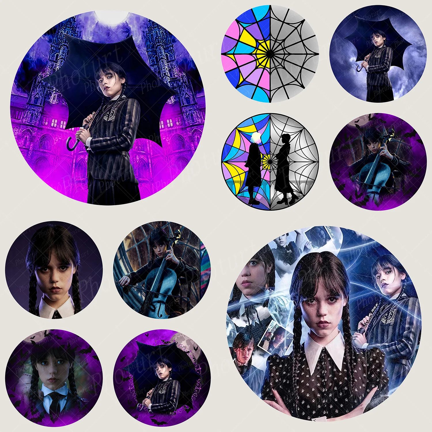 Фон для детской фотосъемки с изображением дня рождения