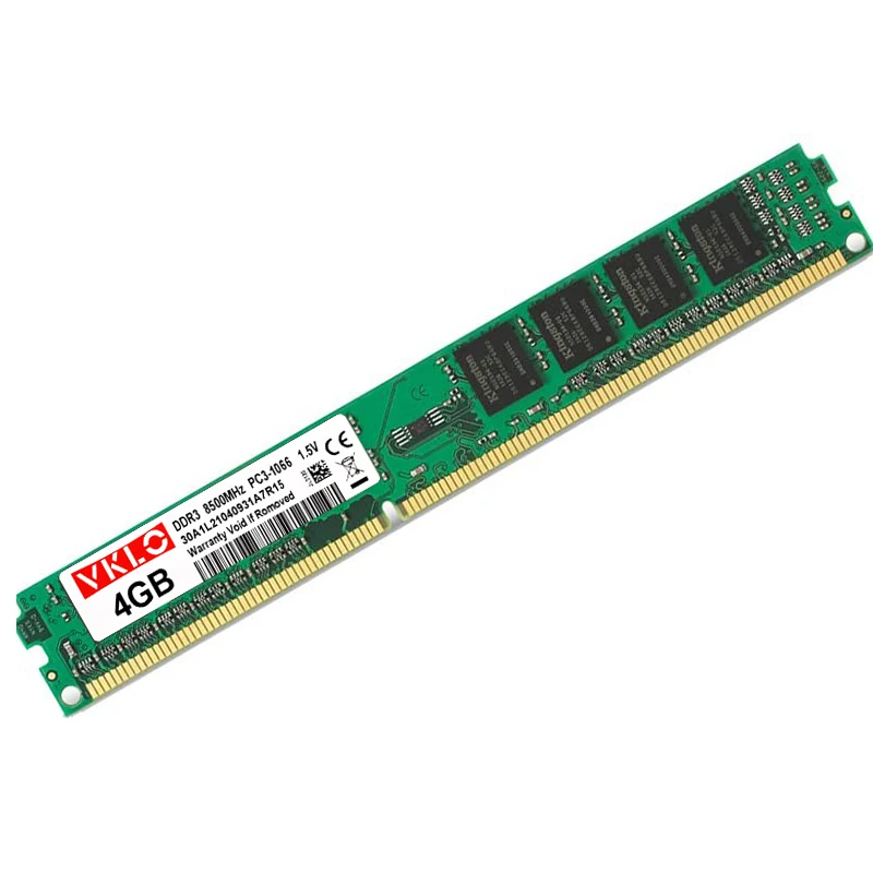 Оперативная память DDR3 ОЗУ 4 ГБ 8 1066 МГц 1333 1600 PC3 8500 10600 совместимая с Intel и AMD DIMM для
