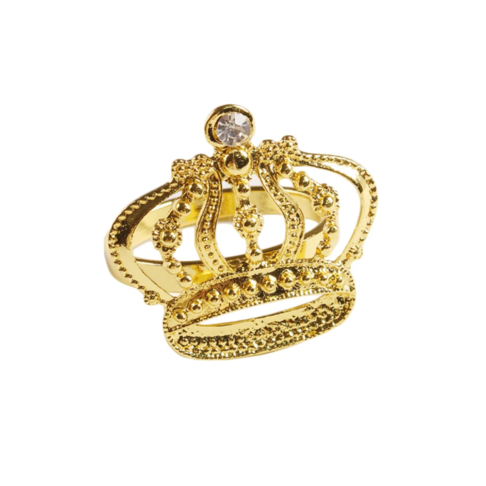 

4 шт., золотые Модные кольца для салфеток