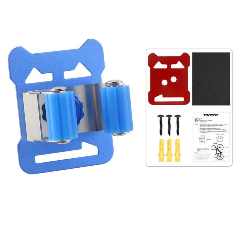 

Steel C Clip Indoor Vertical Bracket Light Weight Bike Parking Rack Cute Dog Shape Firm Bicycle Parking Buckle Silicone Rollers