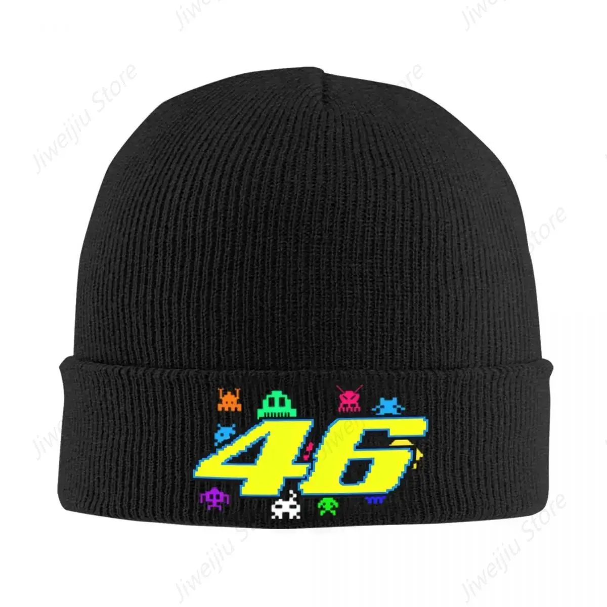 Moto-Gp Rossi-Speed вязаная шапка для гонок на мотоциклах женские и мужские шапки
