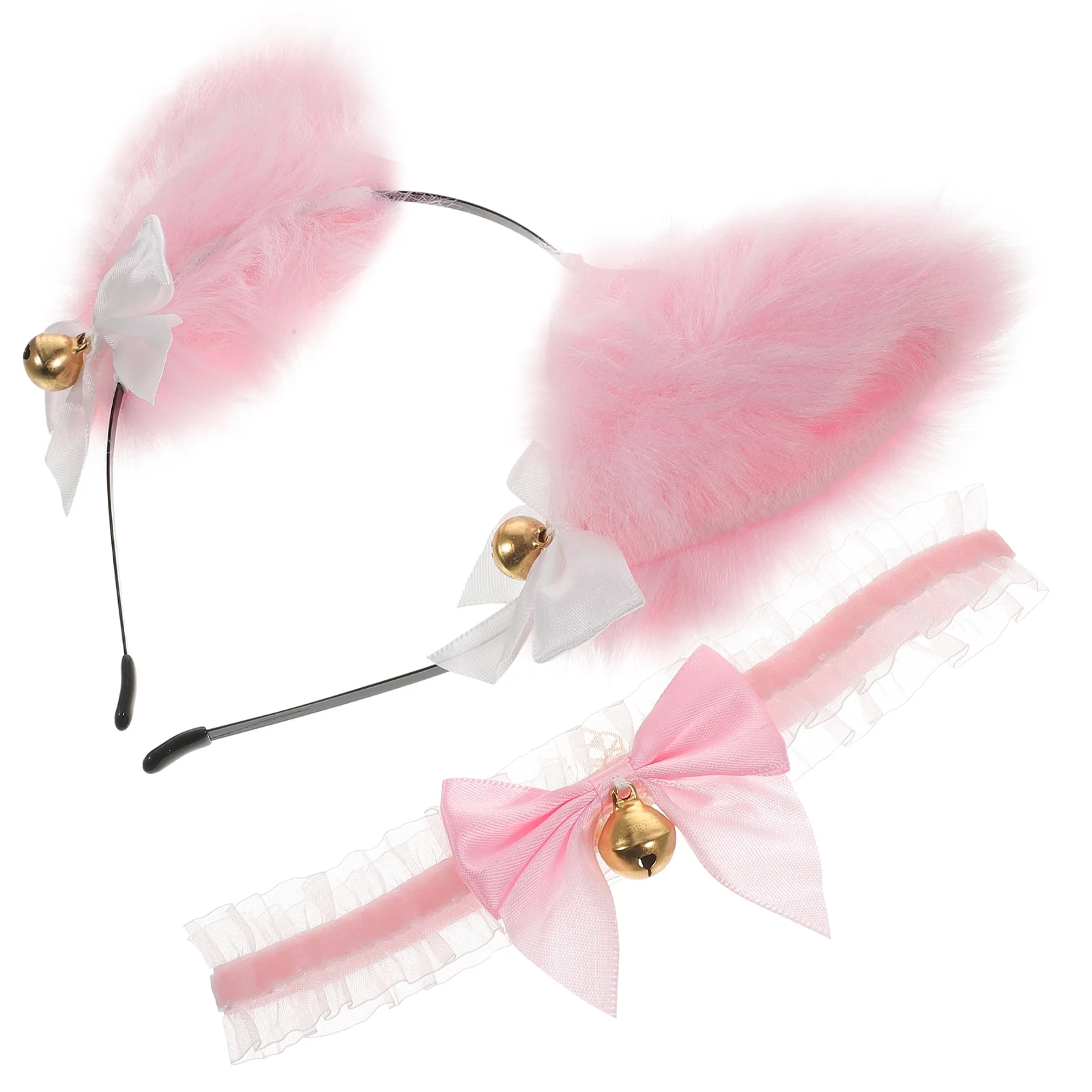 

Cat Ears Costume Girls' Accessories Goth Choker Necklace Cat Cosplay Pack Cat Costume Kit Girls Clothing