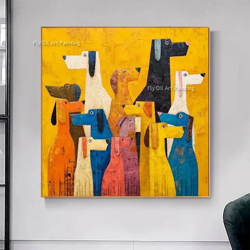 

Абстрактная картина маслом Fly Oil Art