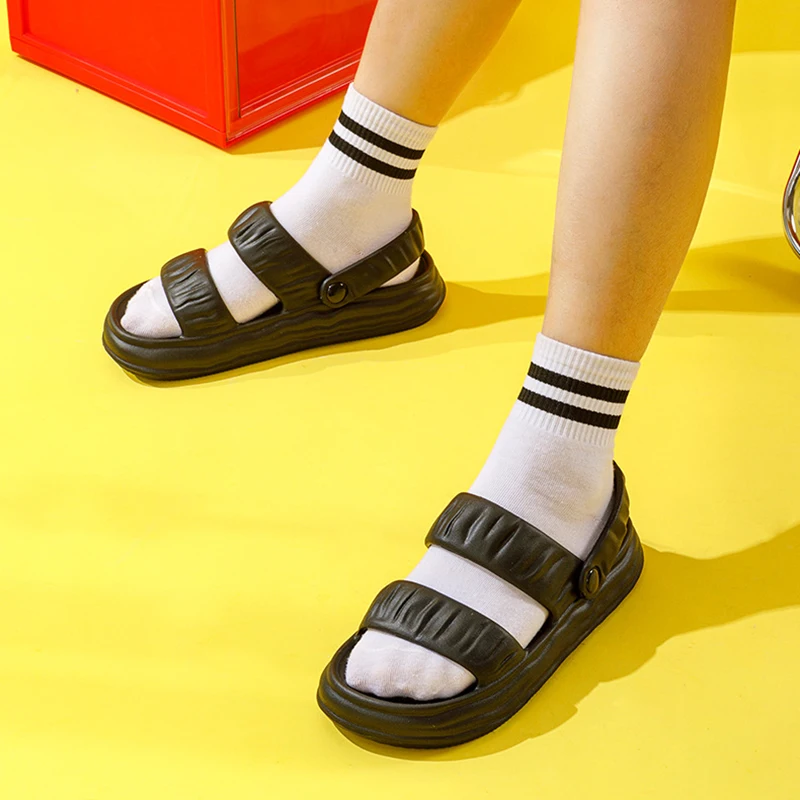 Женские шлепанцы VENTACT на толстой подошве сланцы из ЭВА пляжные сандалии с мягкой