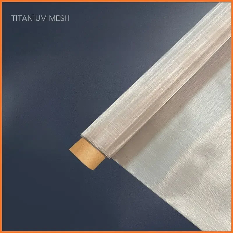 99.5% коррозионно-стойкая плетеная сетка из титановой проволоки с квадратными