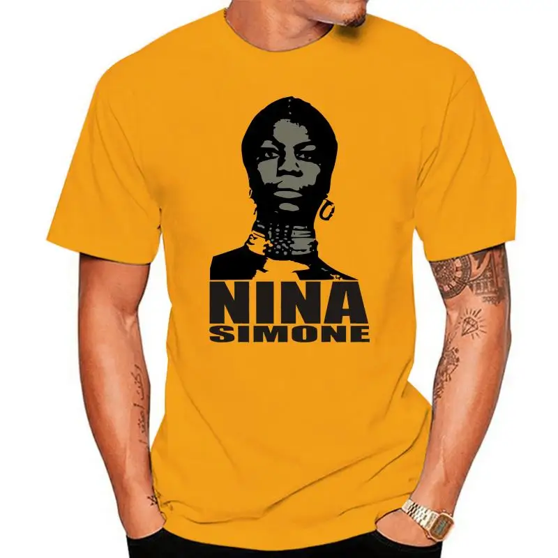 

Nina Simone T Shirt Jazz Icon Blues Folk Activist All Sizes & Colours Men'S Short Sleeve T Shirt Round Neck Clothes