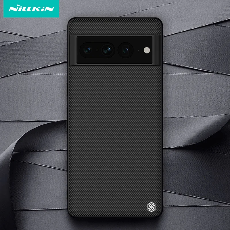 

For Google Pixel 7 Pro Case NILLKIN Textured Nylon Fiber PC+TPU Weaving Non-slip Protection Back Cover For Google Pixel 7 case