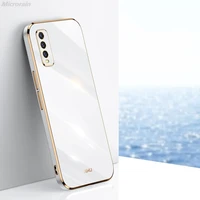 luxury square plating frame silicone case for vivo y12 y20 y83 y11 y15 y17 y19 y12s y50 y93 y20s y33s y31 y53s y15s back cover