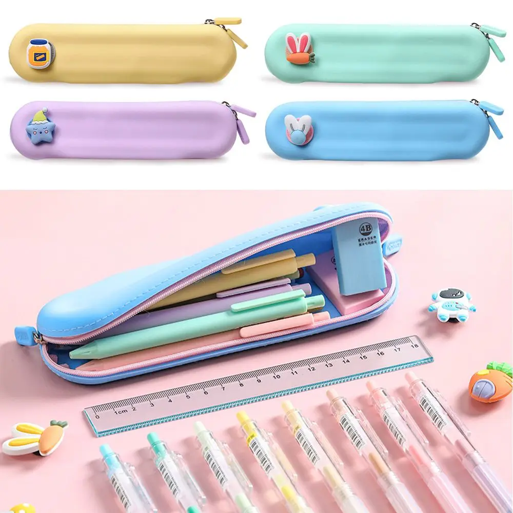 

Многофункциональная Детская сумка для хранения канцелярских принадлежностей небольшой емкости канцелярский чехол для карандашей декомпр...