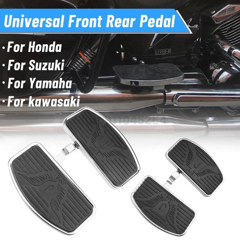 

Motorcycle Floorboard Front Rear Passenger Driver Rider Universal Footrest Footpeg Motocross For Honda Yamaha Kawasaki Suzuki