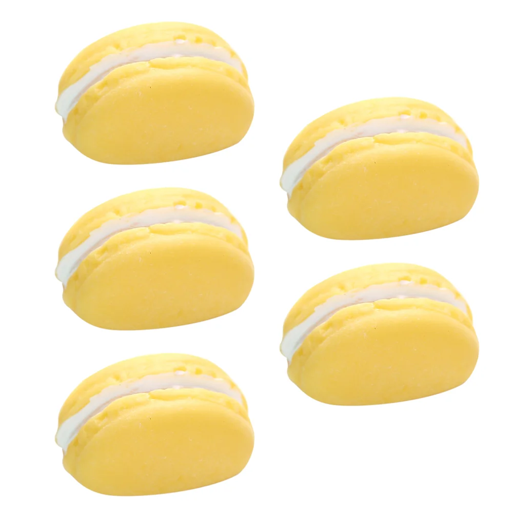 

5pcs Macaron Fridge Magnets Resin Refrigerator Magnetic Sticker Gift Home Decor