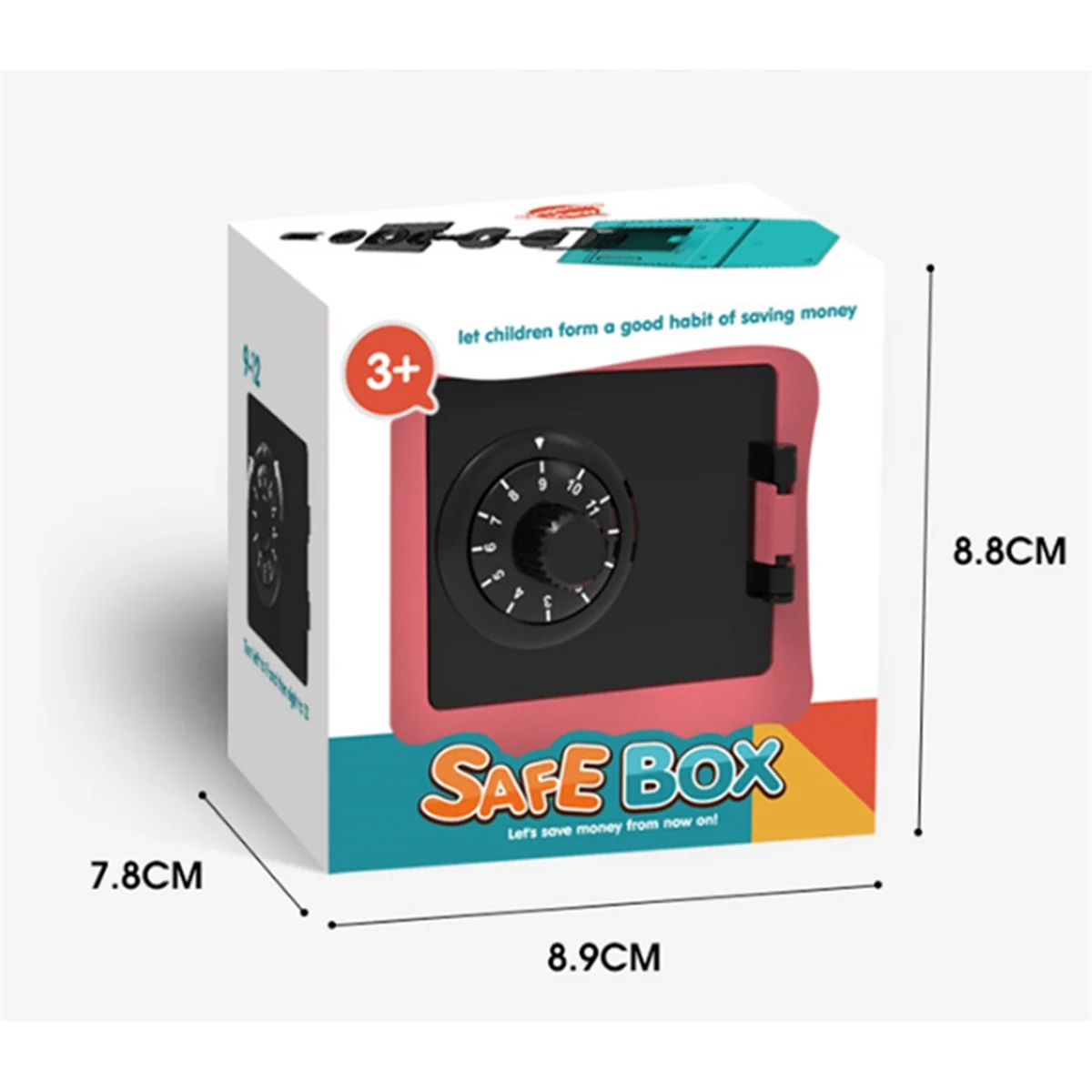 Банкомат вращающийся пароль копилка коробки для экономии монет имитация