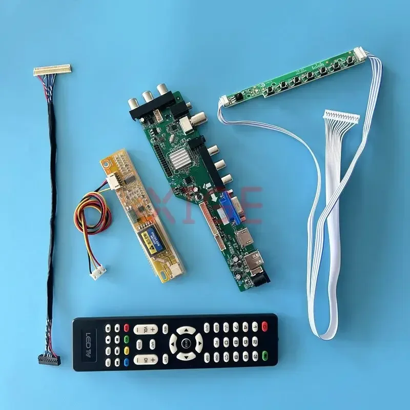 Плата контроллера ЖК-дисплея подходит для LQ150X1LBH3 LQ150X1LHC3 LQ150X1LHS2 1CCFL Kit DVB Digital 30Pin LVDS