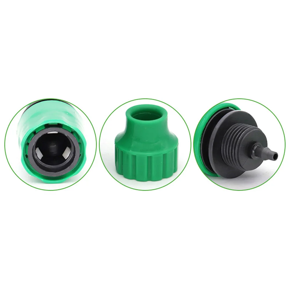 

Pipe Connector System Watering 1/4inch 6mm 8pcs Durable Equipment Garden Green Hose Fittings Micro-spray Plastic