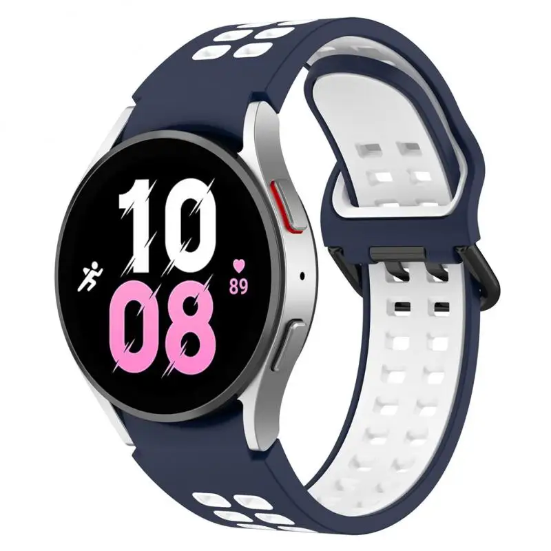 

Silicone Sports Wrist Strap For Samsung Galaxy Watch5/watch5 Smartwatch Bracelet For Samsung Galaxy Watch 4 Two-color Soft