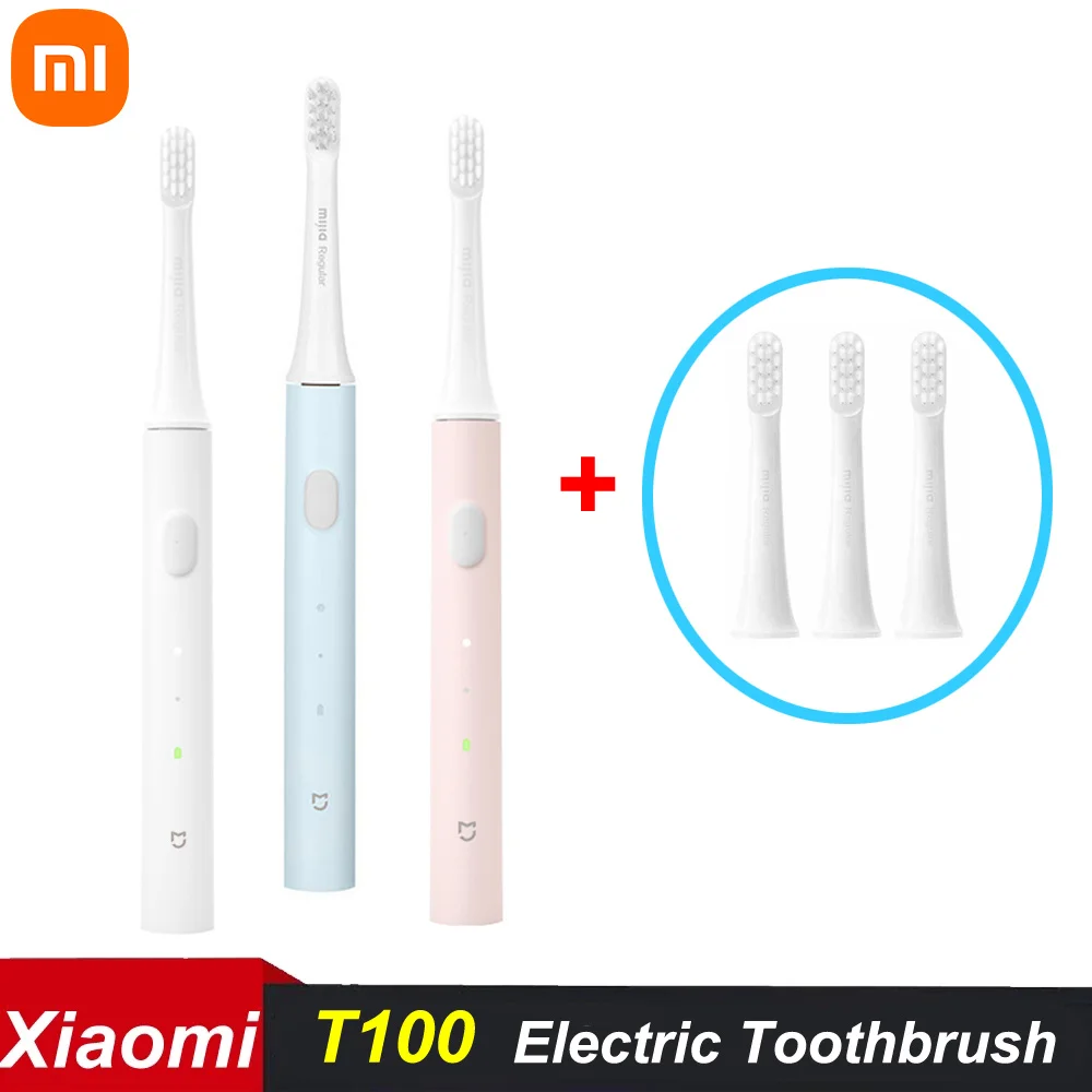 

Xiaomi mijia sound electric toothbrush t100 wireless rechargeable ipx7 waterproof ultrasonic water automatic toothbrush