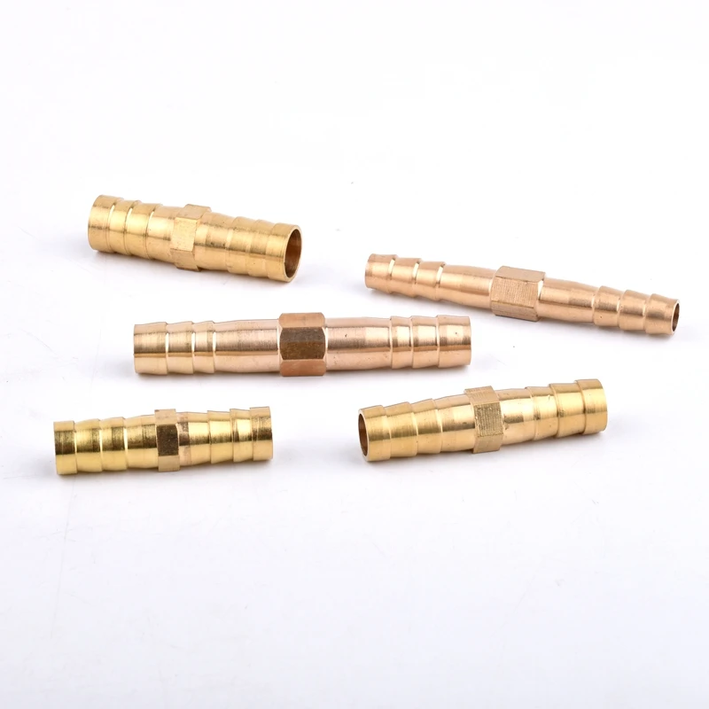 2 шт. медный соединитель Pagoda Barb 2-ходовой прямой латунный 6-16 мм соединение шланга