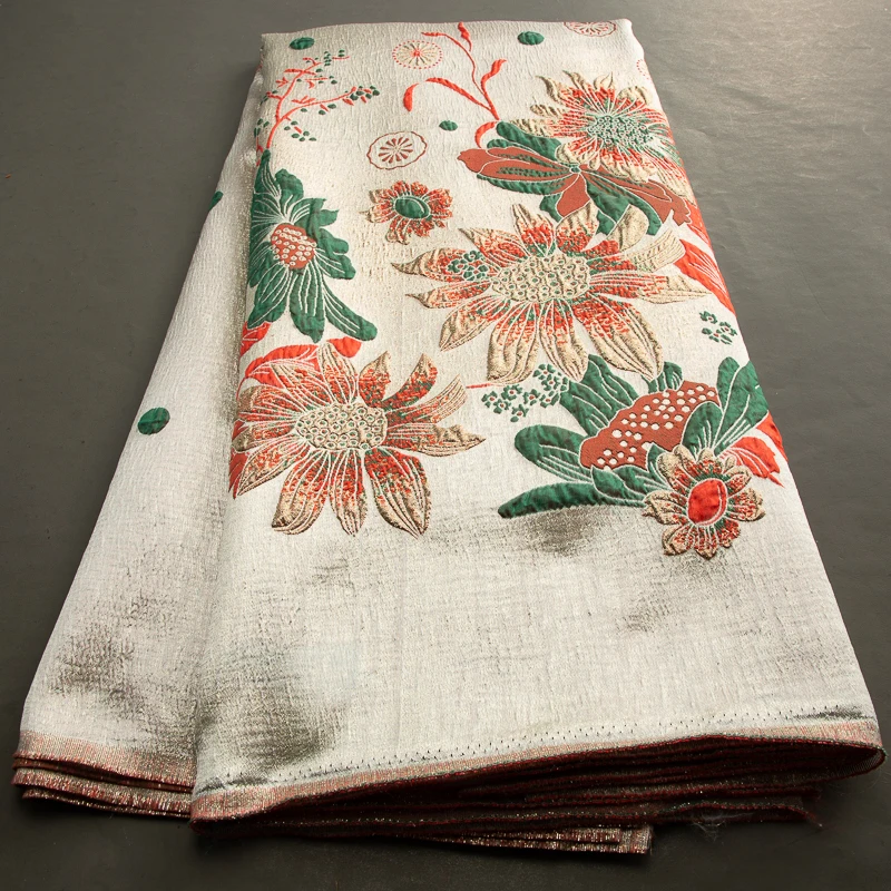 Французская жаккардовая кружевная ткань Zhenguiru 2023, Высококачественная кружевная ткань, нигерийская вышивка для элегантного платья A3504