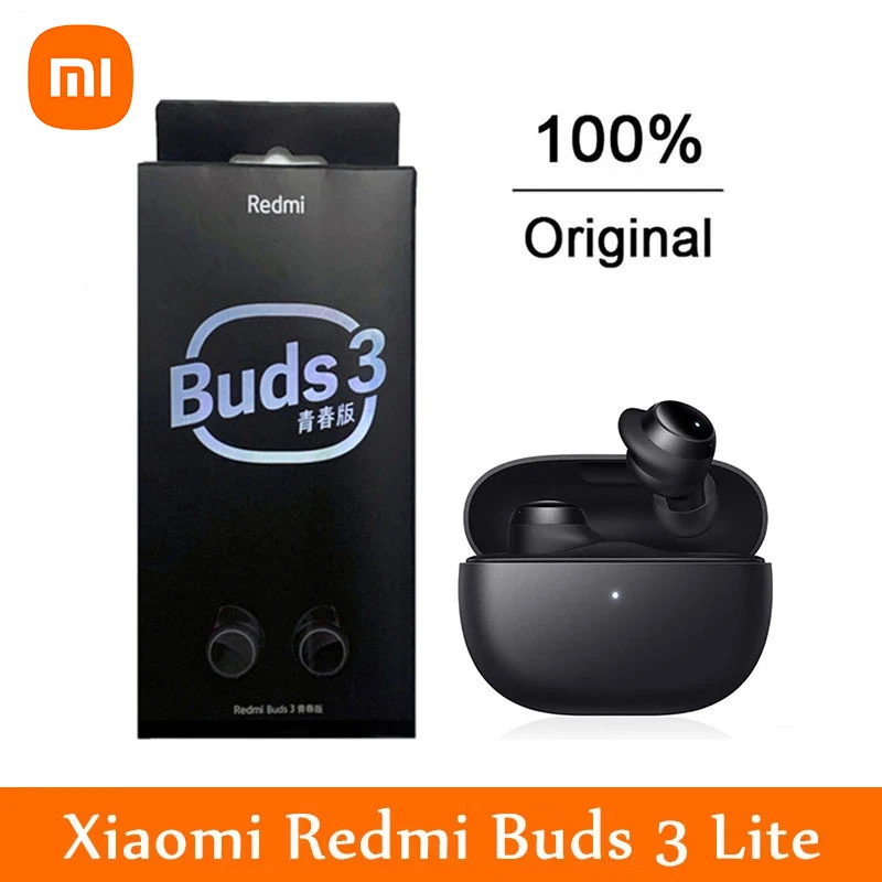 

TWS-наушники Xiaomi Redmi Buds 3 Youth Edition с микрофоном и шумоподавлением, стереонаушники с поддержкой Bluetooth 5,2