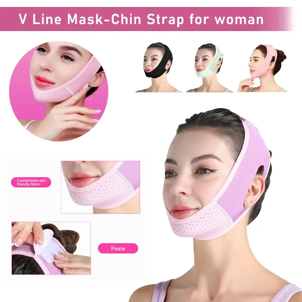 2 шт. ремешок для похудения лица уменьшающий двойной подбородок V-образные