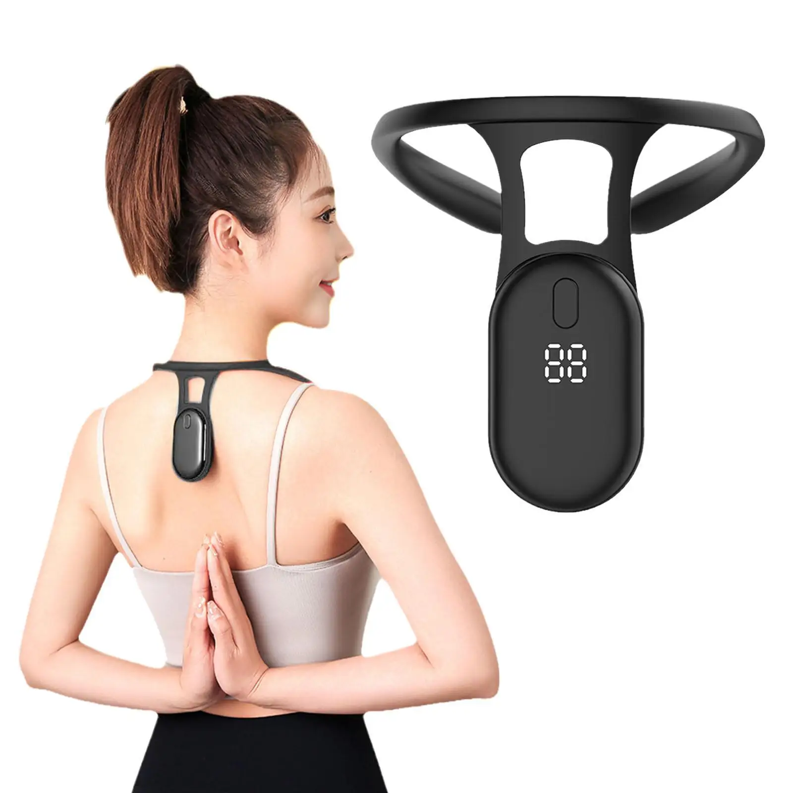 

Smart Posture Correction Device Realtime Back Posture Training Monitoring Corrector for Adult Anti-Humpback