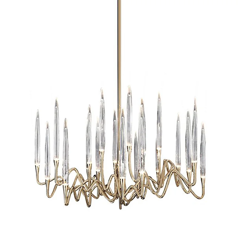 

Декор для комнаты, светодиодная художественная люстра, Подвесная лампа, украшение на Рождество, современный роскошный дизайн, Хрустальная потолочная подвесная Свадебная лампа