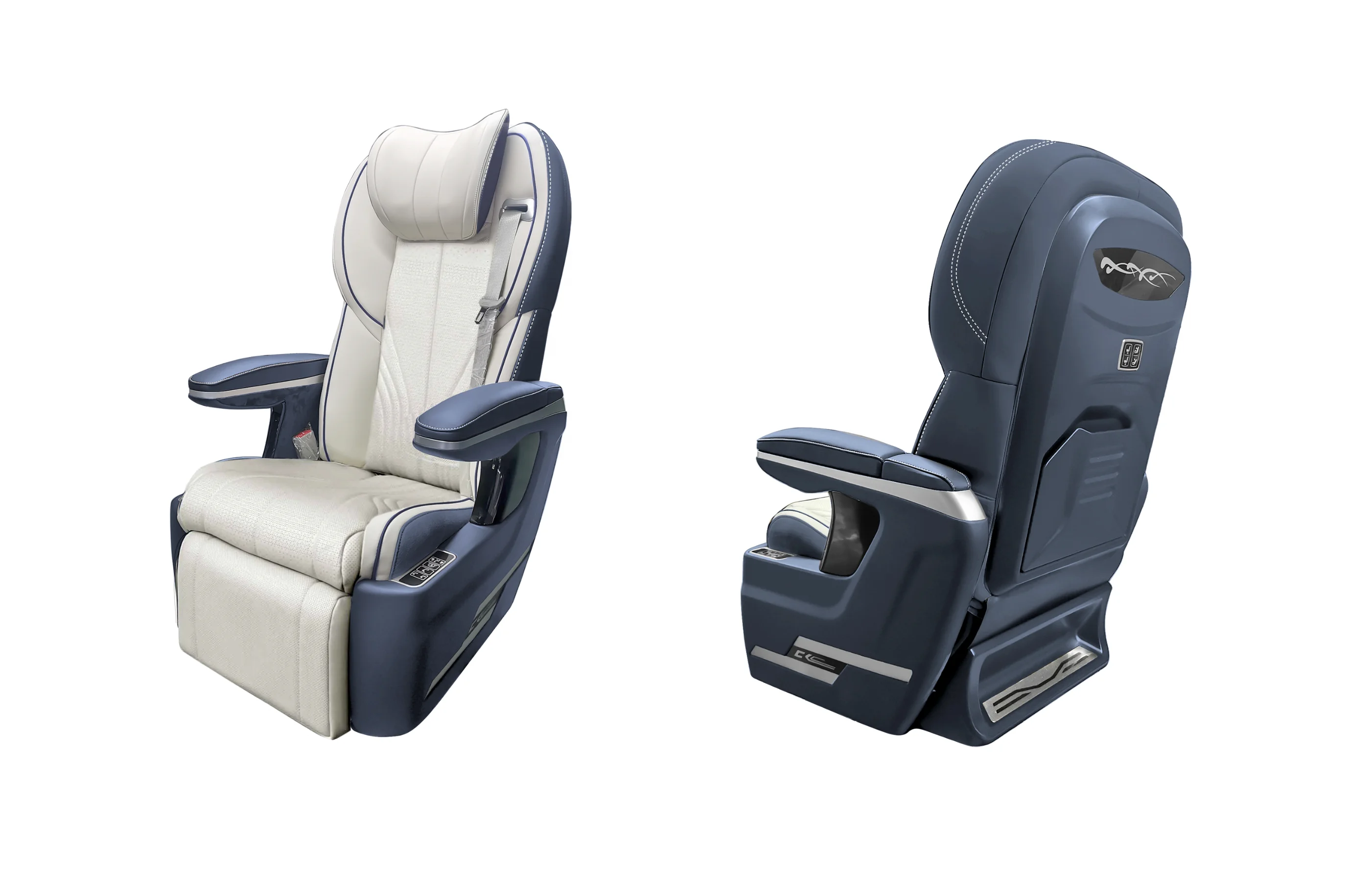 Роскошное электрическое кожаное автомобильное сиденье с откидывающейся спинкой