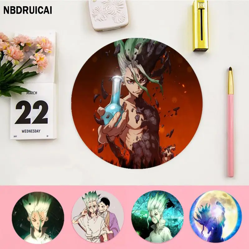 

Dr.STONE Rubber Small Thickened Mouse Pad Oversized Gaming Keyboard Table Mat Desk Set Accessories Deskpad Home Decor