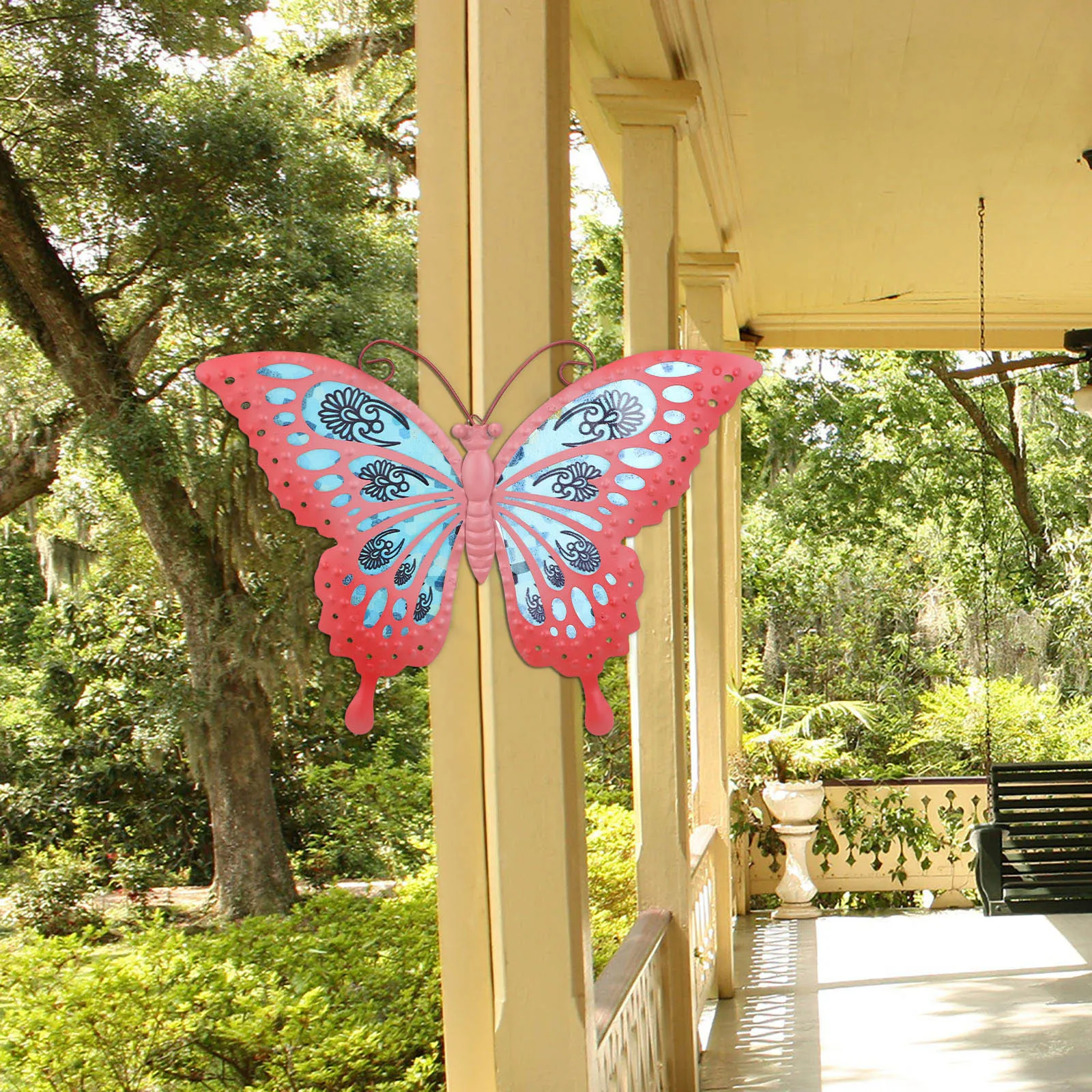 Бабочка садоводство искусственное стекло внутреннее и наружное настенное