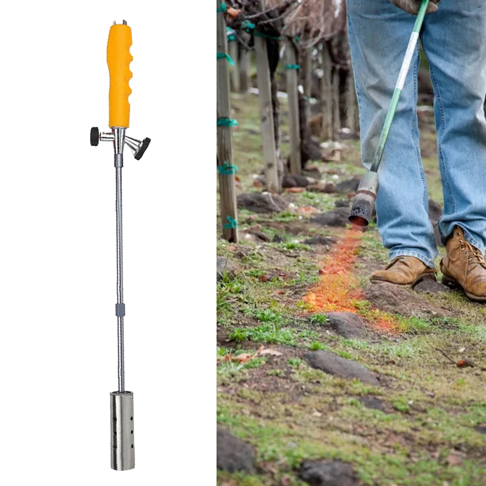 

Environmentally Lightweight Hand Tool Weed Burner Torch Gas Blowtorch Outdoor Garden Adjustable Length Grass Shrub Ergonomic