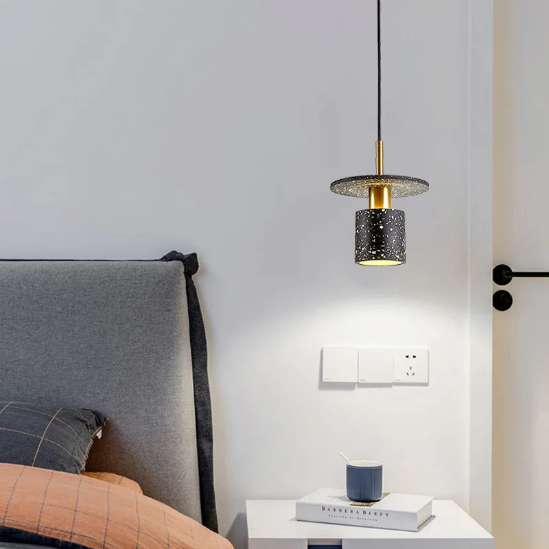 Подвесной светильник из скандинавского мрамора ресторан-бар подвесной терраццо