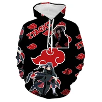 spring casual mens hoodie fashion street sweater 3d printing naruto anime pattern oversized hoodie kids cosplay props costume
