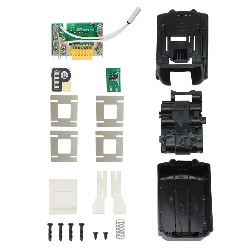 

JEYL Li-Ion Battery Case Box Charging Protection Circuit Board For MAKITA 18V BL1830 LED Battery Indicator