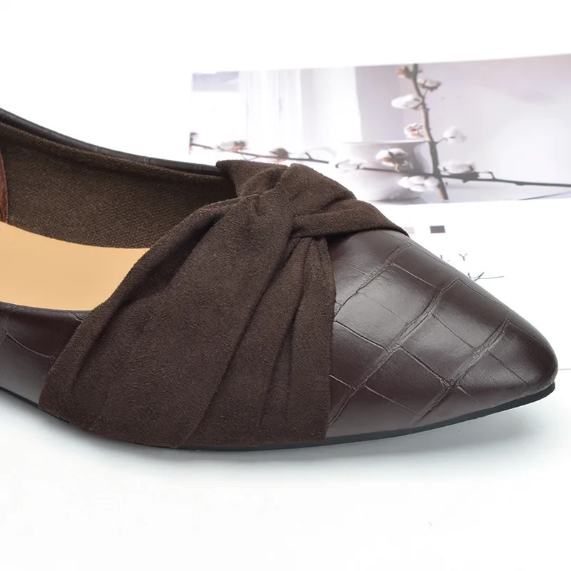 Pointed Toe Ballet Flats Women Loafers Spring Autumn Breathable Soft Flat Shoes Ballerina Moccasins Casual Woman Slip on Shoes