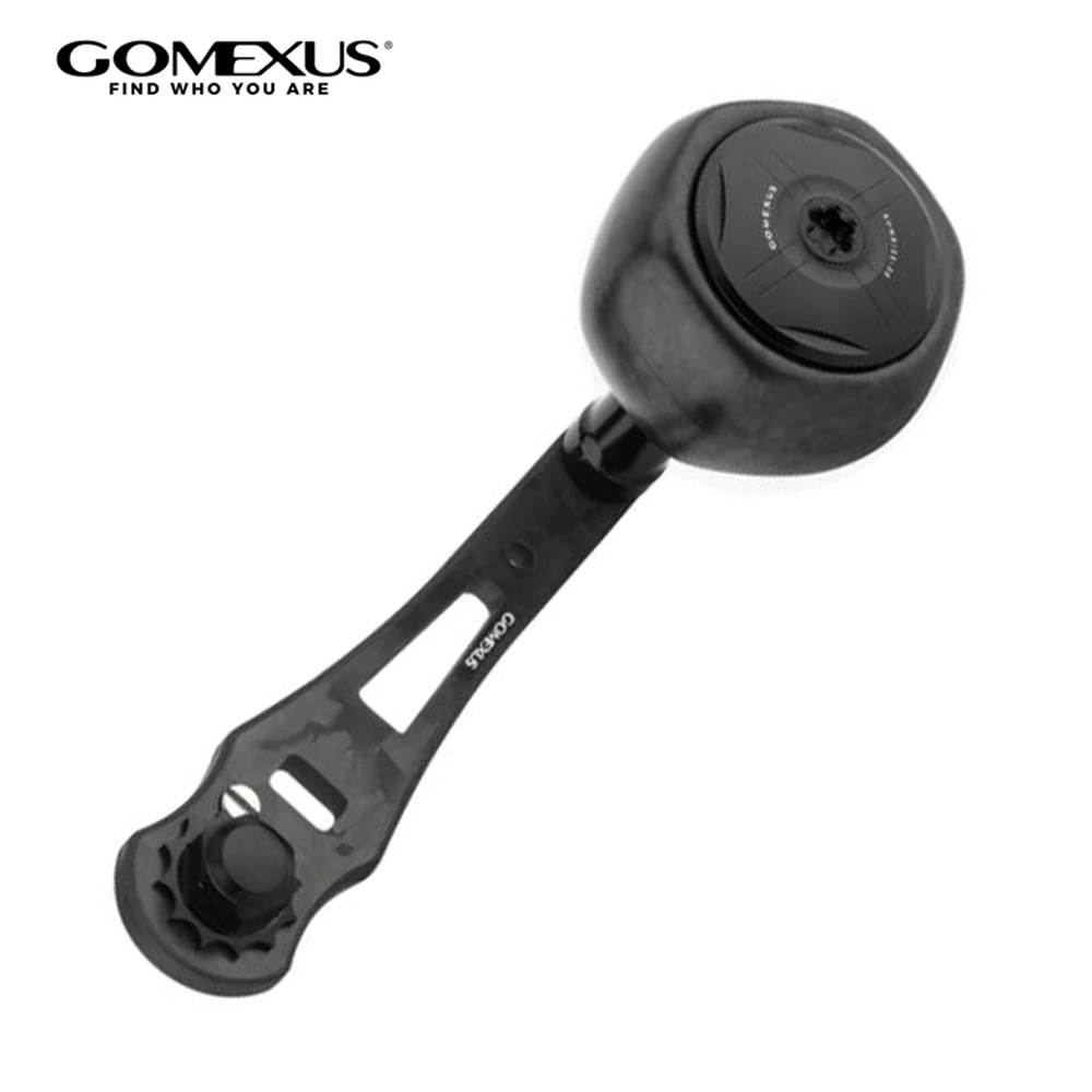Фото Карбоновая рукоятка Gomexus для катушки-бейткастера с ручкой 38 мм, совместимая с Shimano, Daiwa, Abu Garcia 13, Fishing Penn, Okuma. №1