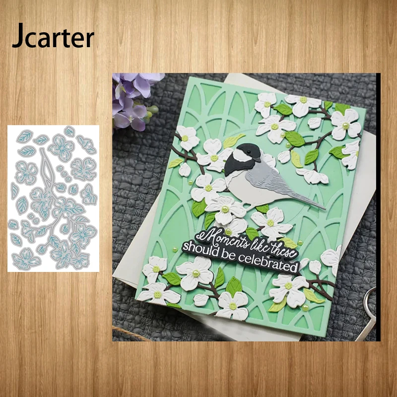 

Flowers Leaves Branch Metal Cutting Dies Craft Handmade Tools Knife Mould Blade Punch Stencils for Scrapbooking Model Decoration