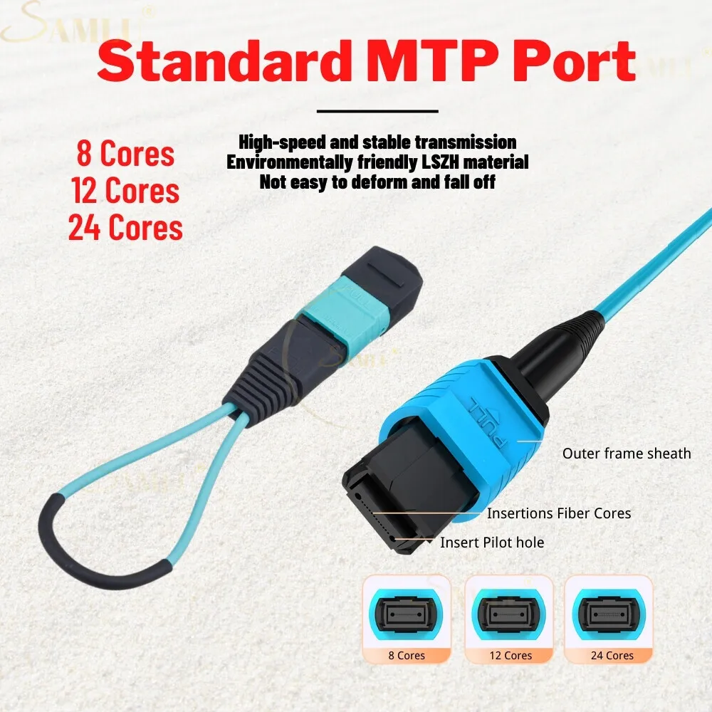 2 шт. MTP MPO SM/MM оптоволоконный разъем Loopback OM3 OM4 10G 40G 100G тестовый адаптер Looper