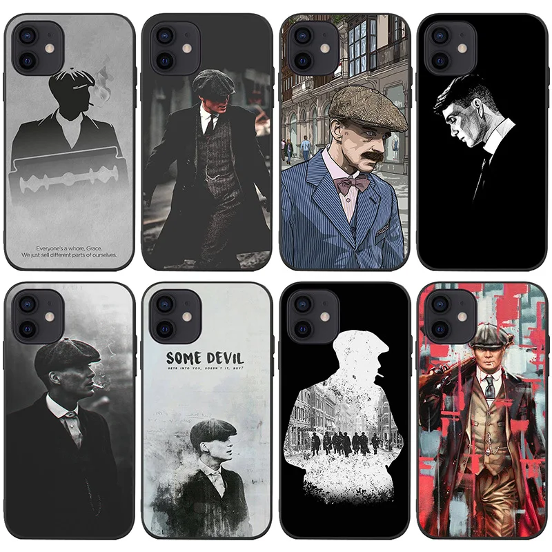 

Peaky Blinders Silicone Case For iphone 13 12 11 Pro Max SE X XS XR Max 7 8 6 6S Plus Soft Phone Cases Cover Coque Funda