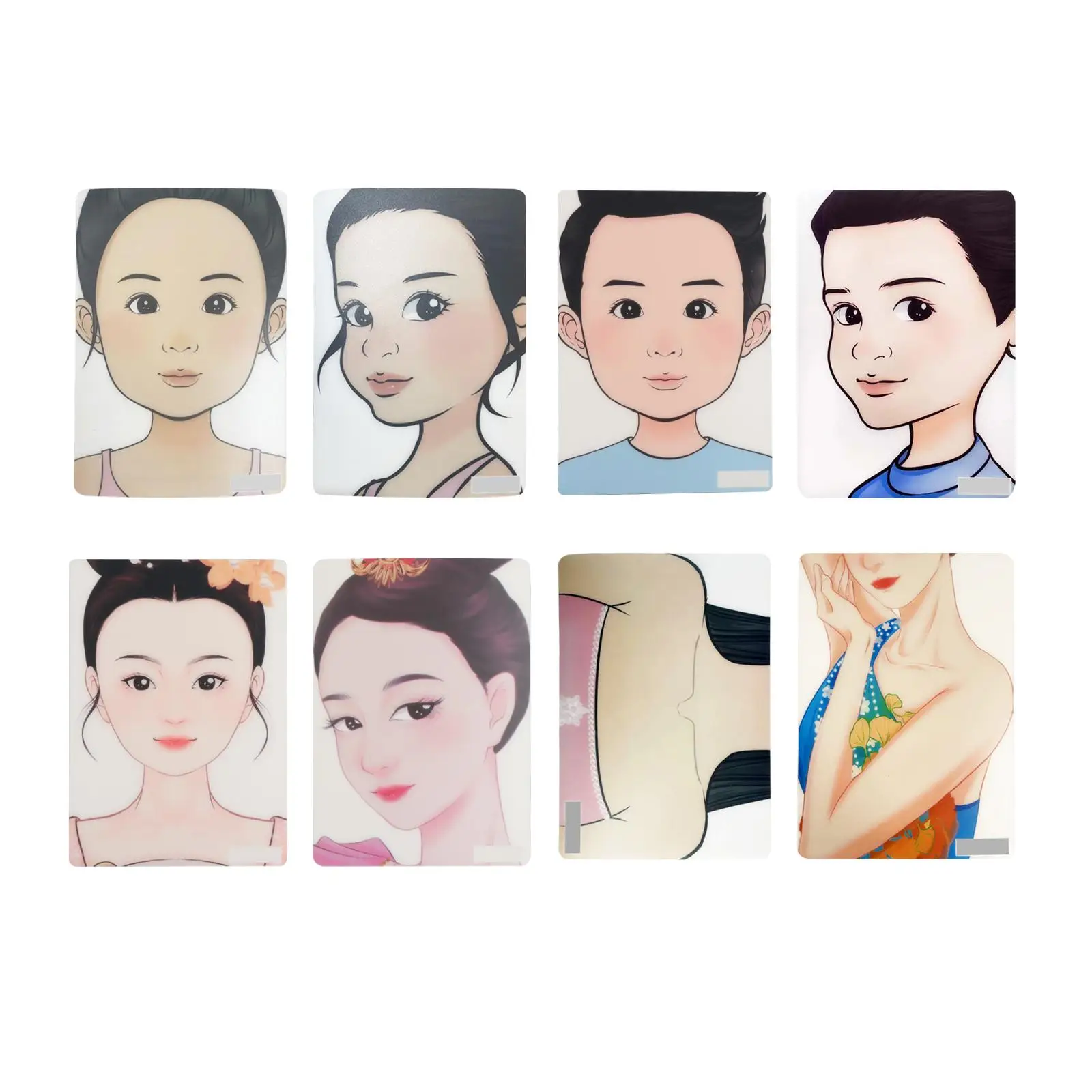 

Makeup Painting Practice Template Convenient 8.27inchx11.81inch Beginners Professional Artists Painting Stencils Board for Kid