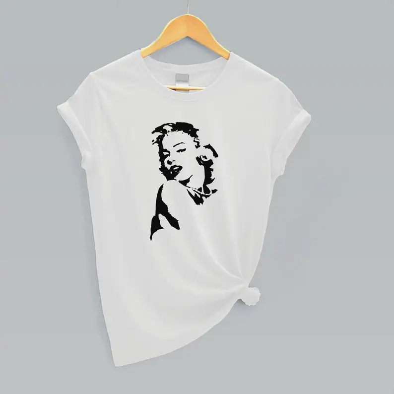 

Marilyn Monroe Shirt, Vintage Marilyn Monroe Tshirt, Monroe Iconic Pop Art, Marilyn Monroe Portrait Tee, Gift For Her