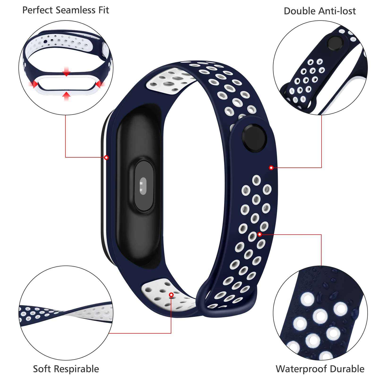 Strap for Xiaomi Mi Band 6 5 4 3 Band Wristband Watchband Bracelet for Xiaomi Mi Band3 4 Miband 5 6 strap Smartwatch Accessories