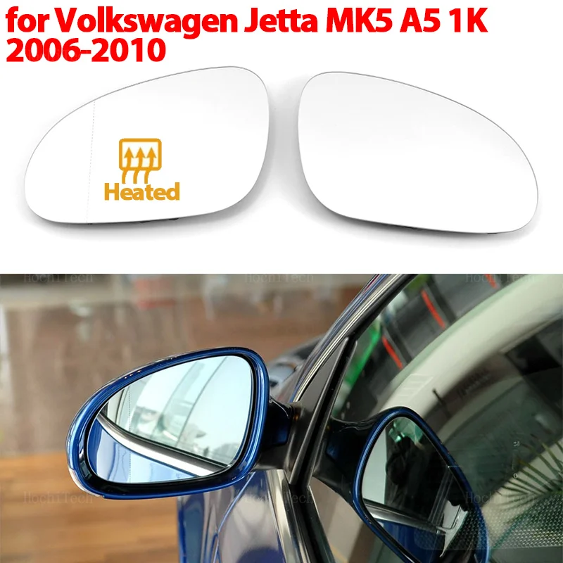 

Левое и правое боковое зеркало, стекло заднего вида, экстерьер, широкий угол для Volkswagen VW Jetta MK5 A5 1K 2006-2010, замена